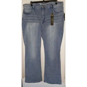 DG2 Diane Gilman Jean Stretch Boot-Cut Midtone Tall